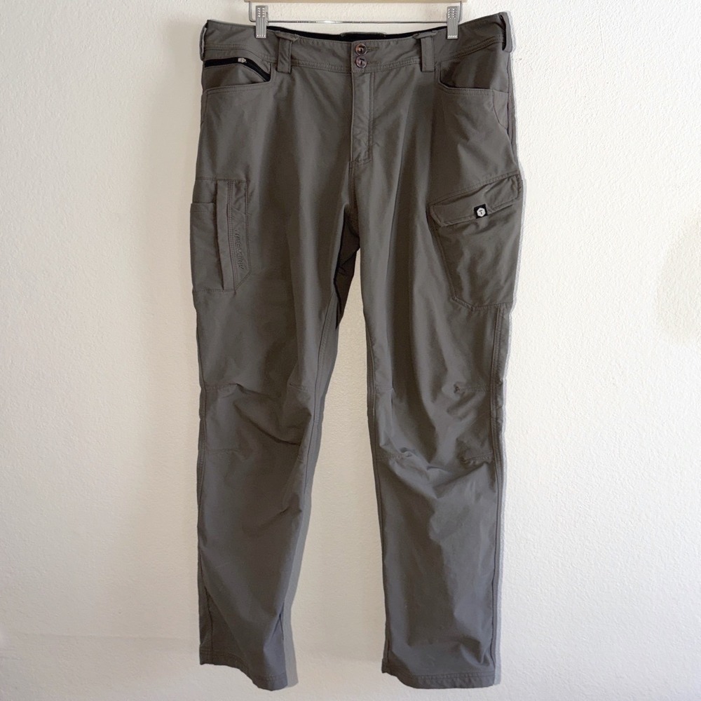Truewerk T2 Werkpants Mens 40W 32L Grey Technical Workwear Cargo Utility Pants